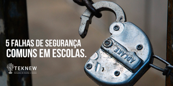 Neste artigo abordaremos sobre quais são as 5 (cinco) falhas de Segurança mais comuns nas escolas sem controle de acesso.