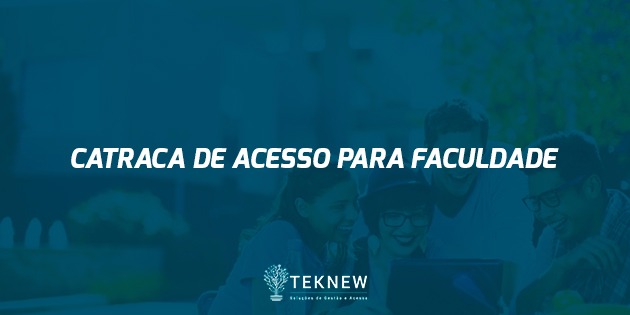 catraca de acesso para faculdade